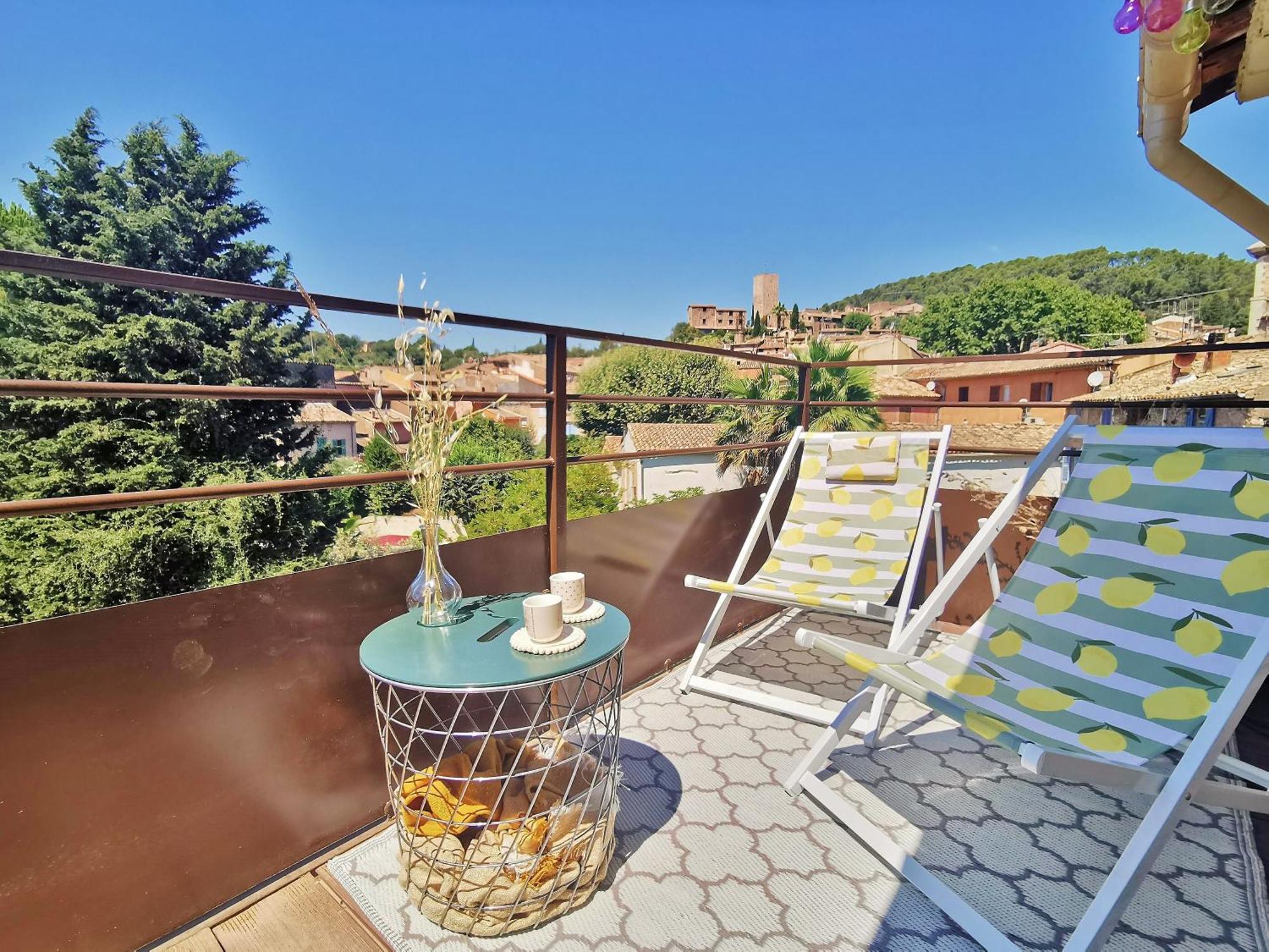 Le Nid En Chante Vue Panoramique Les Arcs-sur-Argens Luaran gambar